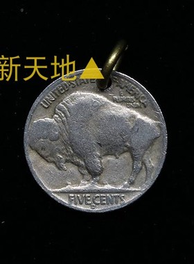 手工制作美国印第安人野牛硬币