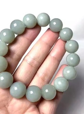 天然和田玉14mm手串男款手链