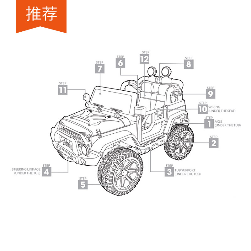 产品的简笔绘画单线稿/说明书Ai矢量插画绘制/产品相片矢量图描摹 - 图3