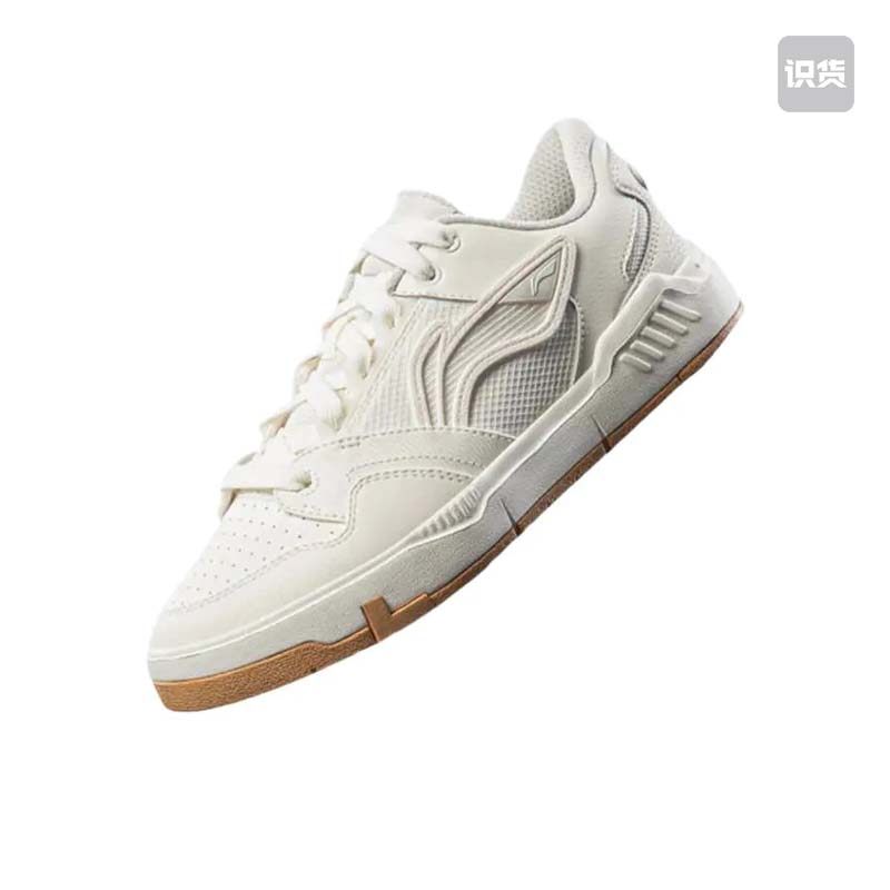 李宁板鞋女子2025夏季新款COMMOM 80s舒适软弹经典休闲鞋AGCV052 - 图1