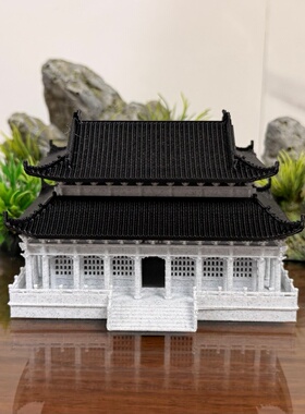 国风建筑太和殿中式宫殿古建筑3D打印模型盆景微造景鱼缸创意摆件