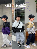 Childrens Clothing Boys Spring Jacket 2022 Spring and Autumn New Kids StormTrooper Boy Hooded Tops Kids Foreign Pie Tide