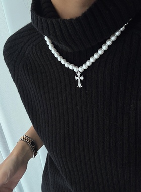 SAMPAN轻奢小众珍珠锁骨链女款