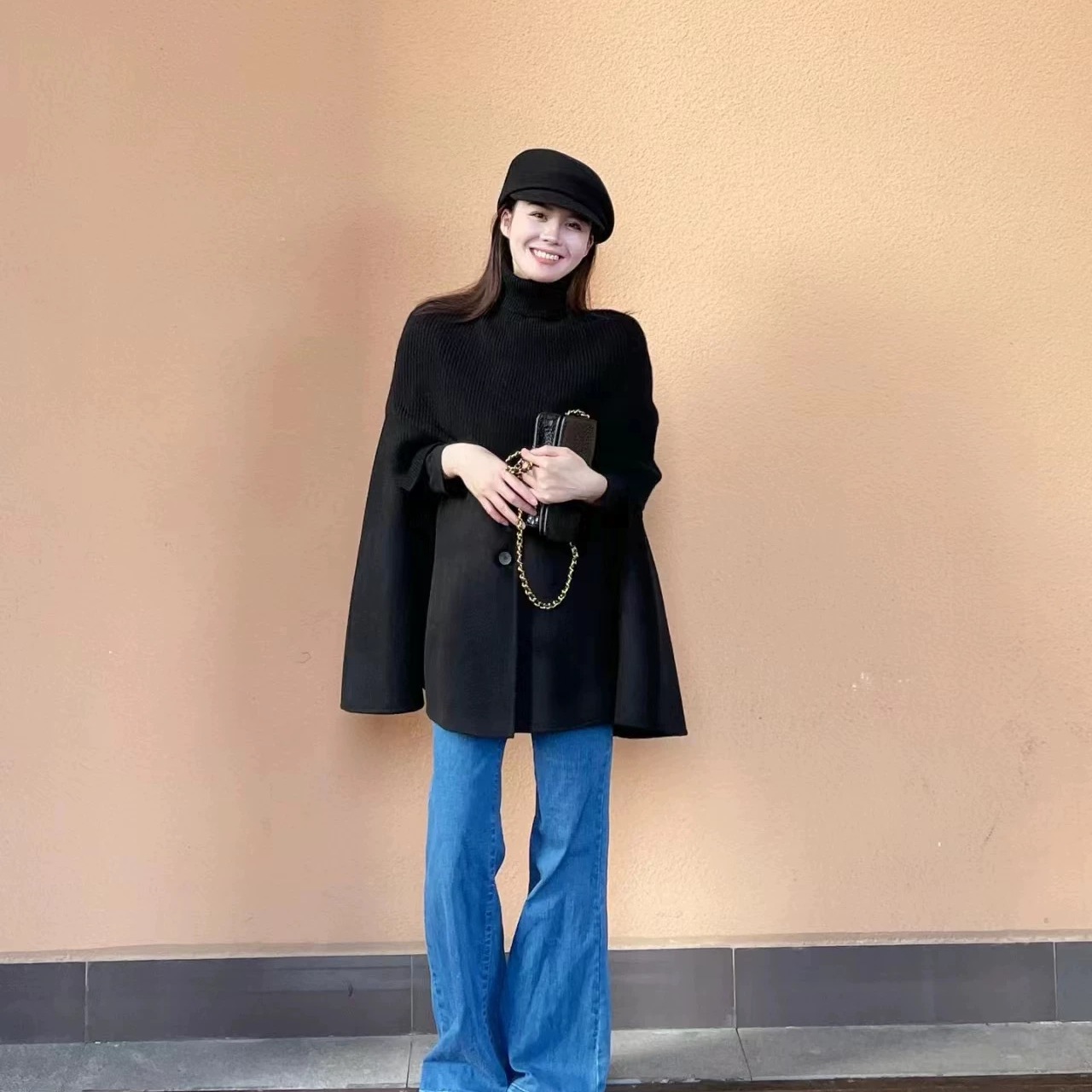 TOO家-面羊毛大衣新款毛呢外套女羊毛外套(含100澳毛)250911232 - 图2