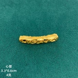 Аксессуары, бамбуковая изогнутая трубка, золотой браслет, ожерелье, подвеска, золотой цвет