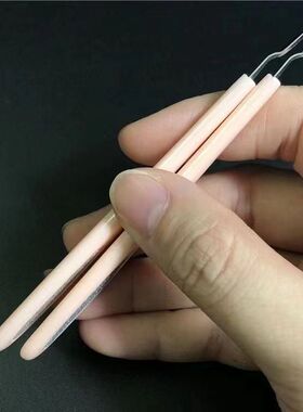 新款指甲去死皮叉V型修剪推叉去角质手部指甲修剪二合一美甲工具