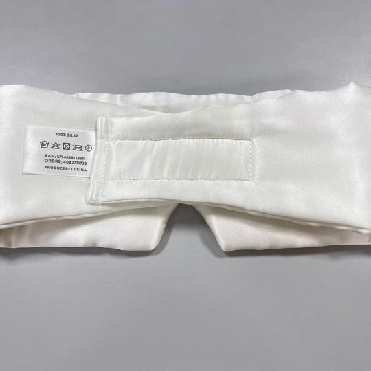 Double-Sided Silk Extra Thickened Eye Mask Velcro