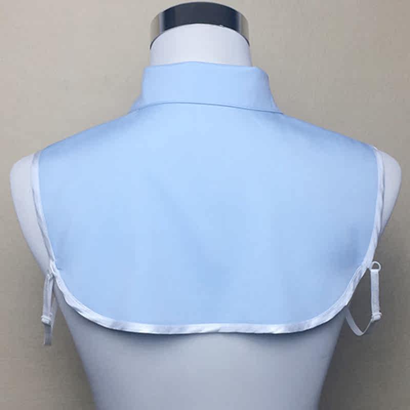 蓝色内搭韩版男女衬衫假领子方领多功能节约单独开衫高档气质秋冬,淘宝优惠券,粉丝福利购,淘宝优惠卷