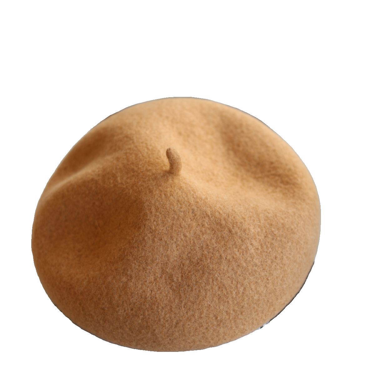 帽范 韩系小卷边文艺纯羊毛呢贝雷帽秋冬百搭时尚画家帽女显脸小 - 图3