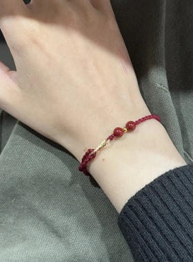 本命年红绳手链女秋冬新款手绳