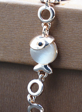 猫眼石欧美风镶钻韩国手饰品包邮