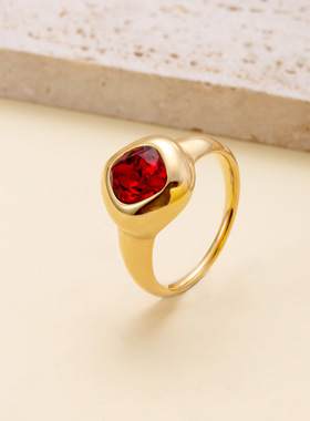 欧美复古宫廷风不锈钢戒指