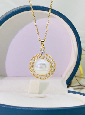 欧美风钛钢珍珠锁骨链