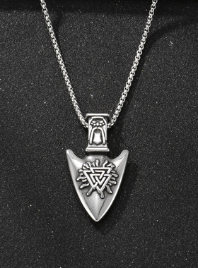 不锈钢斧头船锚项链54