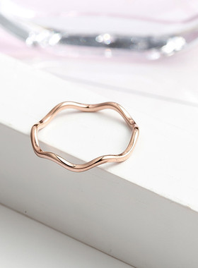 流行饰品欧美风格细款波浪形