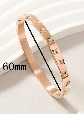 跨境O型卡扣钛钢手镯1