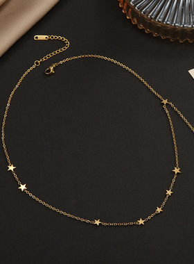 欧美风星星流苏项链10