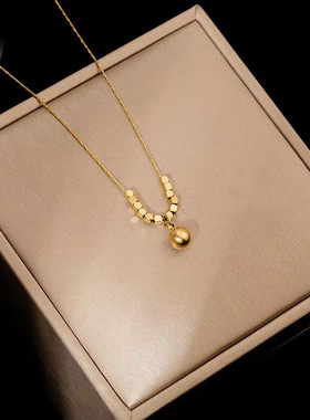 新款钛钢金丝锁骨链36