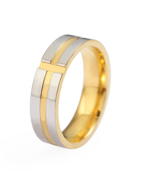 跨境供应时尚不锈钢十字架戒指