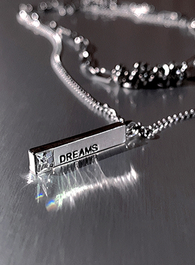 日韩双层缠绕项链男女新爆款