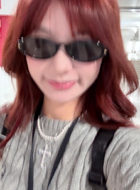 十字架珠珠叠戴项链女轻奢毛衣链