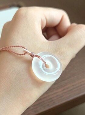 新中式平安扣编织项链