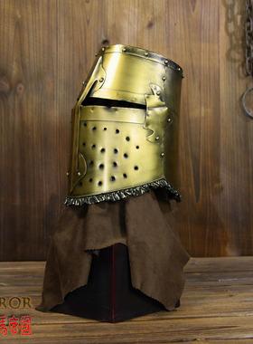 模型头盔摄影棚铁艺创意金属摆件