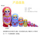 10-layer Russian Matryoshka Doll Premium Basswood Exquisite Edition