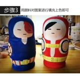 DIY Оригинальная подлинная ручная кукля с белым эмбрионом