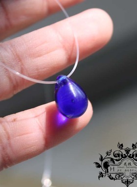 鱼眼泪露珠锁骨项链本命年转运