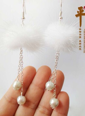 仿珍珠古风耳饰耳环古风仿珍珠