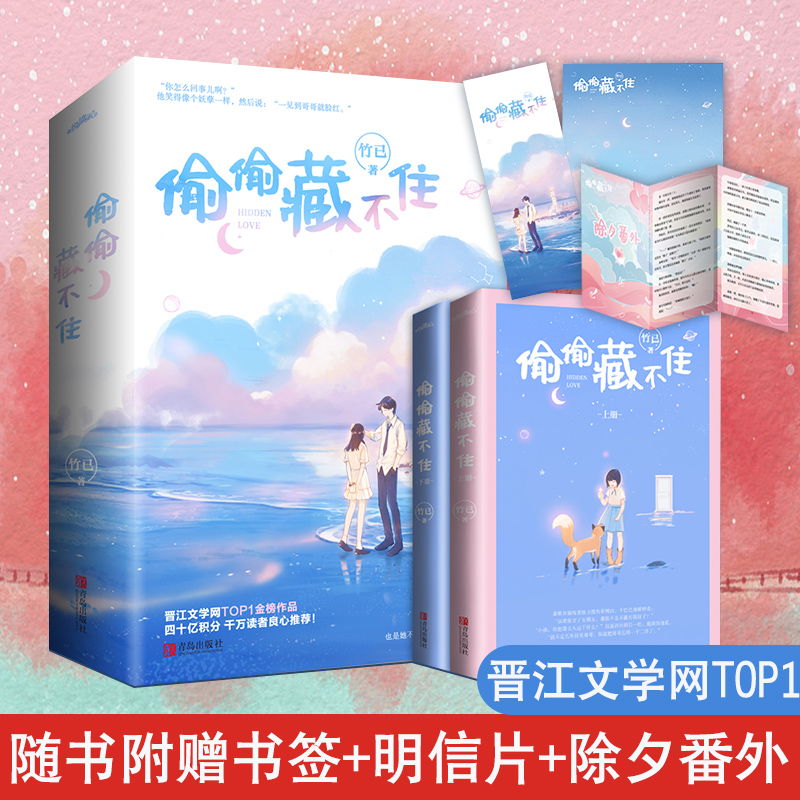 偷偷藏不住实体书全2册竹已正版畅销小说青春文学都市言情小说书校园言情小说女全世界好的你奶油味暗恋赠番外-图0