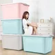 Extra-large plastic storage box packing clothes storage box thickened household car dormitory moving box plastic