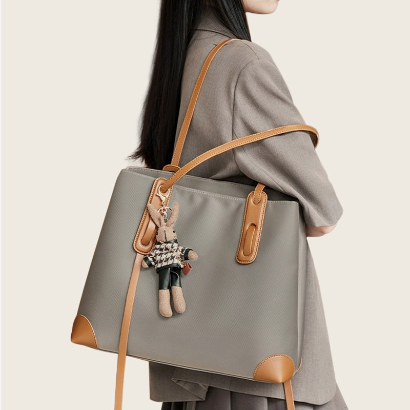 托特包女单肩手提大容量通勤包包上班多隔层商务高级感15寸电脑包,淘宝优惠券,粉丝福利购,淘宝优惠卷