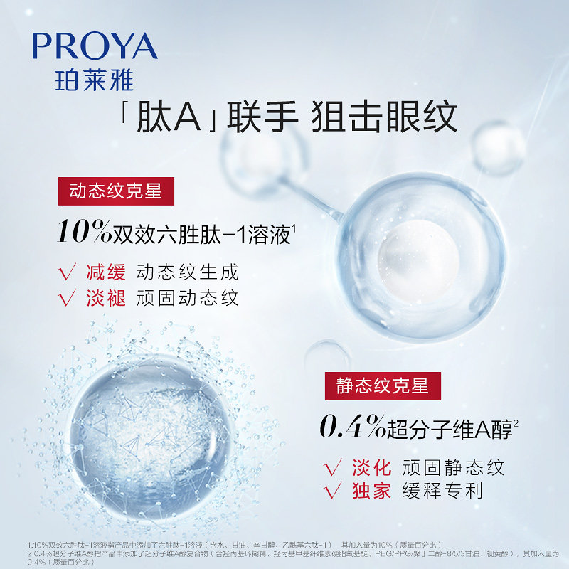 珀莱雅红宝石冰陀螺抗皱黑眼圈眼霜 珀莱雅上颜眼霜