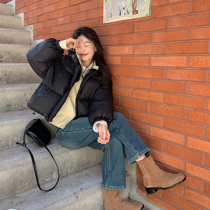 一三良品小个子 w能小奶包短款立领90白鸭绒羽绒服外套女面包服冬,淘宝优惠券,粉丝福利购,淘宝优惠卷