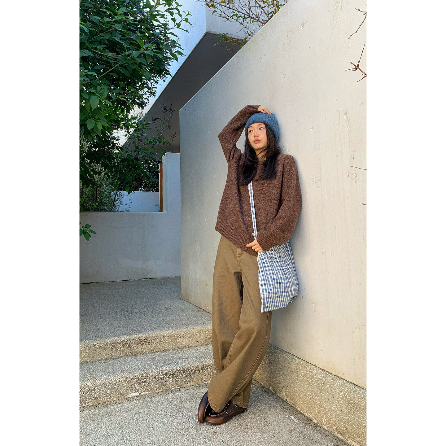 一三良品小个子 复古羊毛拉绒软糯温柔针织衫杂色韩系毛衣女冬短,淘宝优惠券,粉丝福利购,淘宝优惠卷