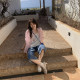 Jeans ຂະຫນາດນ້ອຍ retro ການຕັດກາງ pants ຂອງແມ່ຍິງພາກຮຽນ spring ແລະ summer