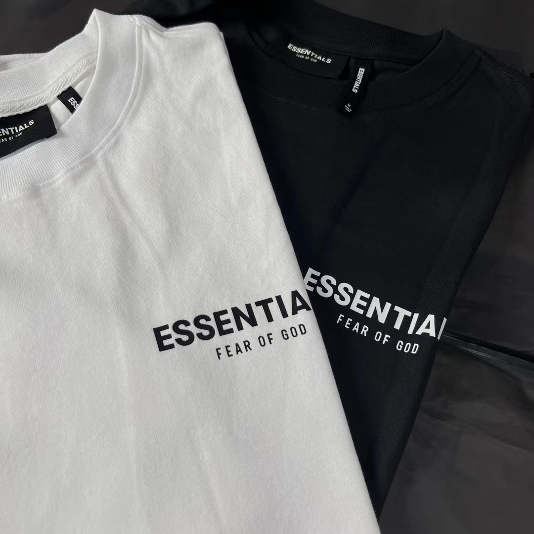 宁波原厂FOG FEAR OF GOD复线ESSENTIALS FW19花卉短袖男女同款 - 图3