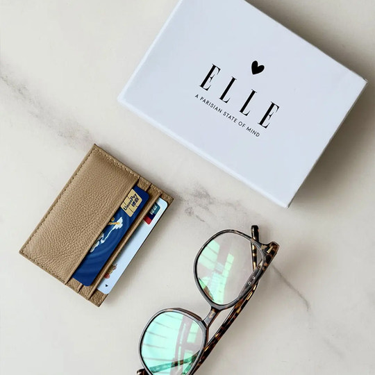ELLE Female Baozhuan Creative Craft Ticket Packing Creative Packa Pack MINI Handheld Photo Case Card Bags Multi -layer Card Pie
