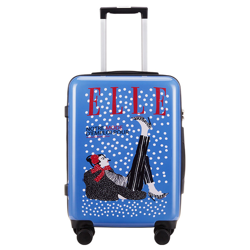 elle 88920时尚拉杆箱18年春夏女包 elle箱包旅行箱