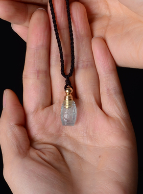 海蓝宝纯天然冰种补水蓝色水晶