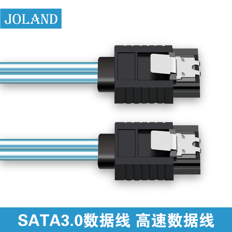 joland乔兰多双直头SATA3数据线高速电脑双头固态硬盘线 - 图0