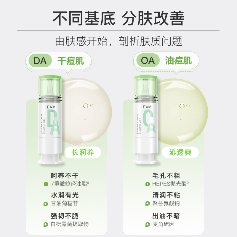 【干/痘肌】EVM精华液不伤肤守屏障清润保湿改善痘痘清颜