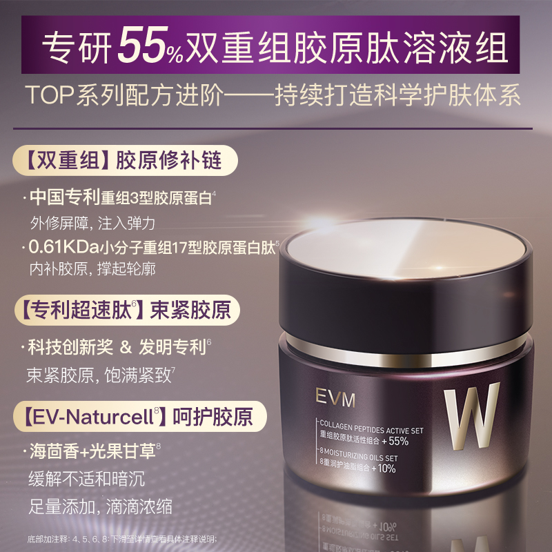 evm旗舰店TOP胶原光面霜50g