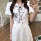 ຊຸດລູກເຮືອສີຂາວ Preppy