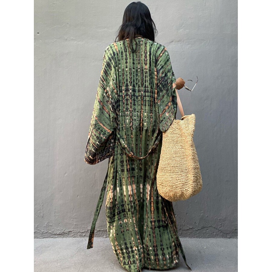 海边度假人棉印花宽松防晒衫沙滩外套比基尼罩衫泳衣外搭长开衫女,淘宝优惠券,粉丝福利购,淘宝优惠卷