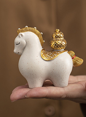 国潮中国风马年吉祥物摆件