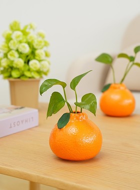 创意水果陶瓷花瓶插花花器
