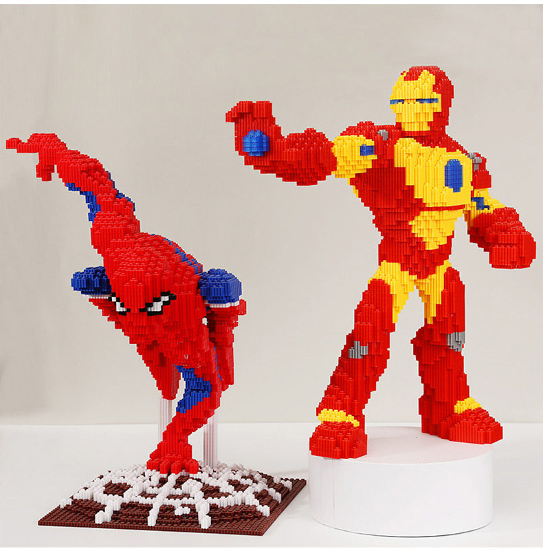 微型小颗粒积木益智力玩具拼装男孩女孩子礼物串联立体拼图星黛露